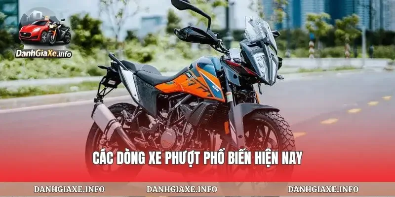 Các dòng xe phượt phổ biến hiện nay