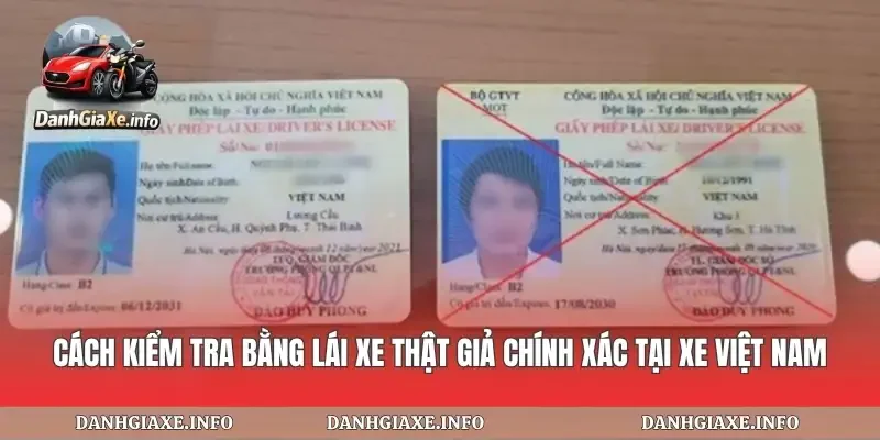 Cách Kiểm Tra Bằng Lái Xe Thật Giả
