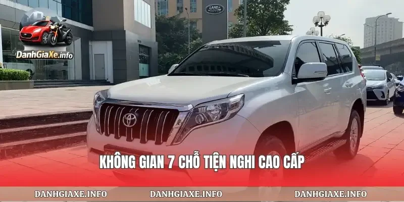 Không gian 7 chỗ tiện nghi cao cấp